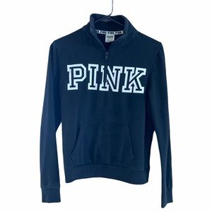 Black Victoria’s Secret Pink Quarter Zip Up